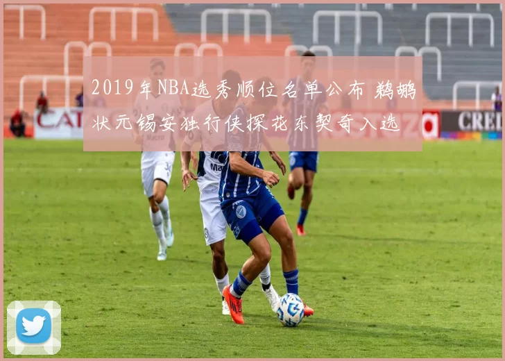 2019年NBA选秀顺位名单公布 鹈鹕状元锡安独行侠探花东契奇入选