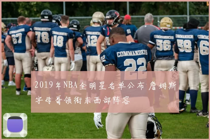 2019年NBA全明星名单公布 詹姆斯字母哥领衔东西部阵容